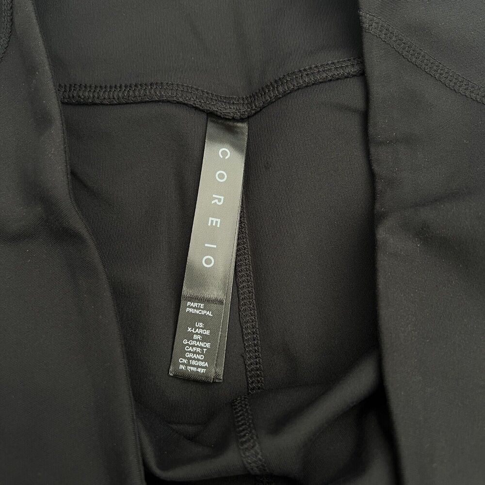 Core 10 Women's Spectrum High-Waist Booty Yoga Black Short Size XL - Picture 10 of 13